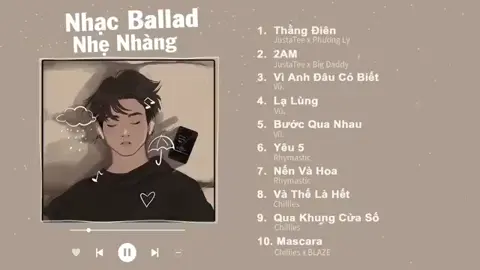List Nhạc Chill - Thằng Điên, 2AM, Vì Anh Đâu Có Biết, Lạ Lùng - Nhạc Ballad Việt Nhẹ Nhàng Gây Nghiện #nhạchaymỗingày#musictiktok#viral#qdmusic#bainaychillphet#xuhuong#xhtiktok#xuhuongggggg#nhachaymoingay🎧#buontamtrang#lofi#nhacbuon#lofichill#fvp#kenhnhactonghop