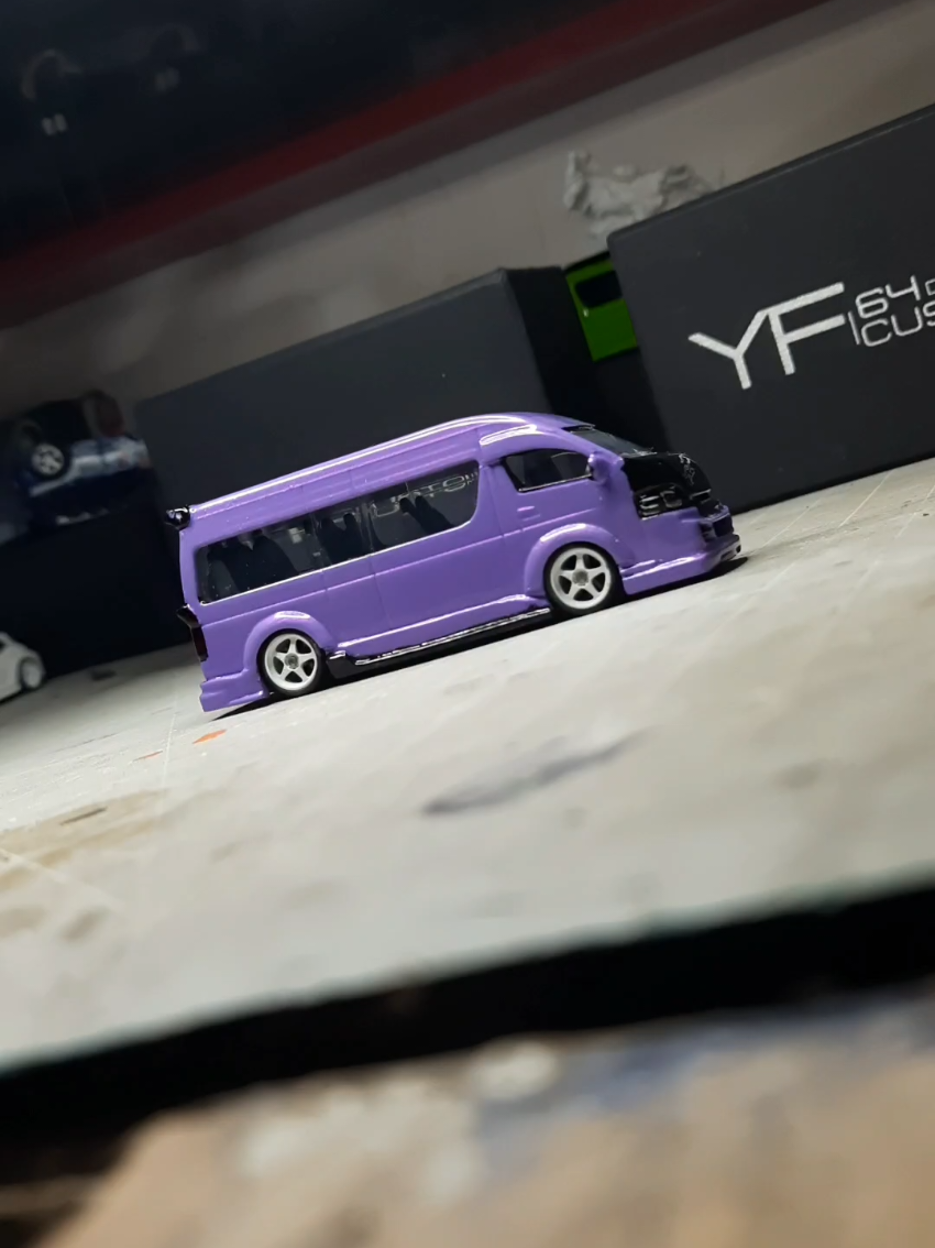 hiii 👋👋ace 😁👌 #toyotahiace #hotwheelscustoms #diecastcustom #diecastcustom 