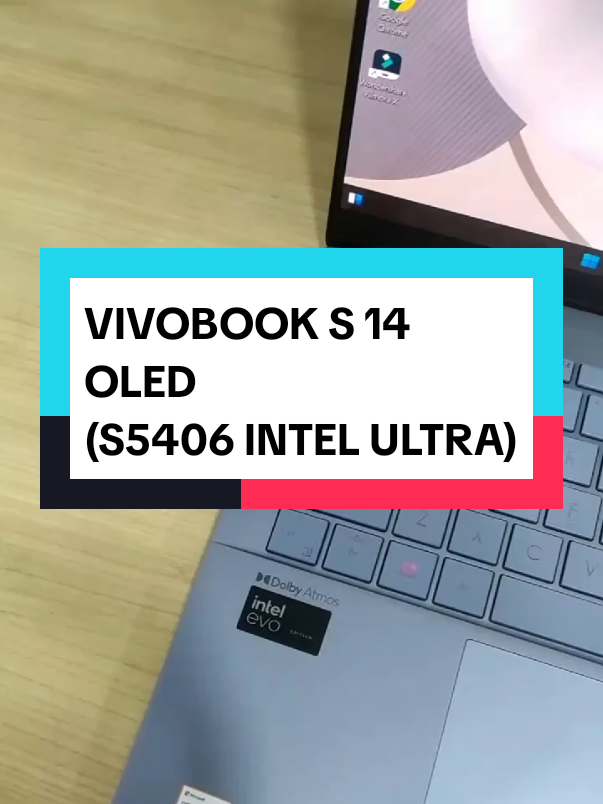 EMANG ADA VIVOBOOK YANG BODINYA SLIM?ADA DONG! INI DIA ASUS VIVOBOOK S 14 OLED. #asus #vivobooklaptopgue #slim #oled #fyp 