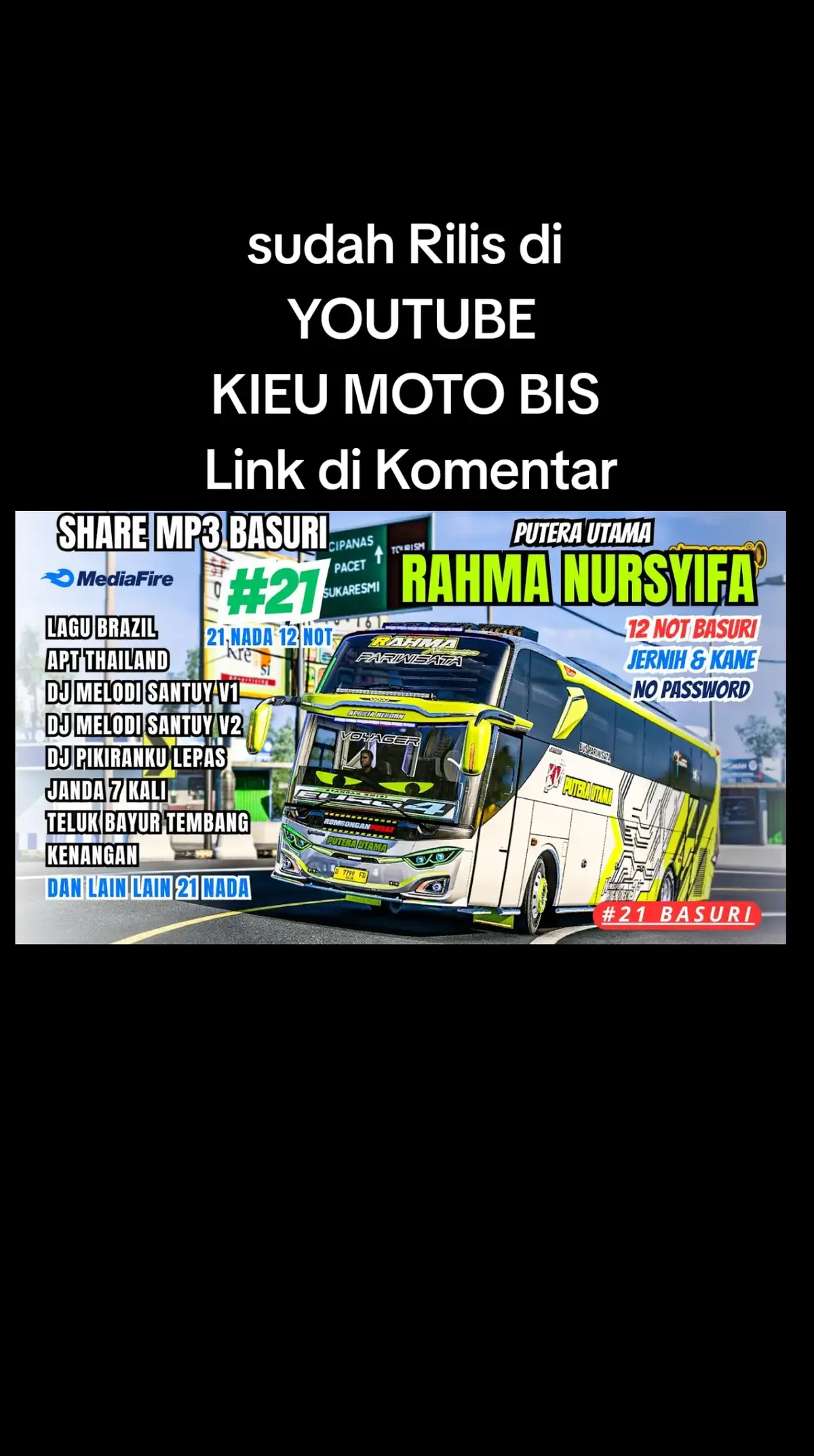 moal gagal Basuri na Om @tomi rahma nursyifa02  mah Well, download di YOUTUBE KIEU MOTO BIS Mp3 Basuri Rahma Nursyifa Terbaru #basuri #busmania #bussid #bussimulatorindonesia #ets2 #ets2indonesia 