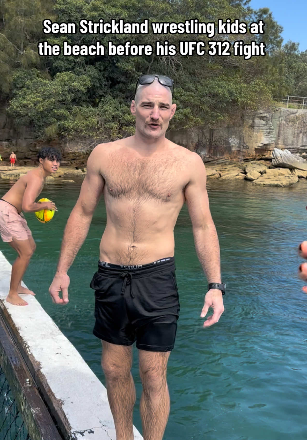 Sean Strickland wrestling kids at the beach before his UFC 312 fight LOL #mma #seanstrickland #dricusduplessis #ninadrama #kickboxing #boxing #muaythai #muaythaifighter #muaythaifighter #taekwondo #jiujitsu #brazilianjiujitsu #jiujitsugrappling #jiujitsulifestyle #wrestling #wrestlingtiktok #wrestlingtok #fit #Fitness #grappling #karate #ufc312 