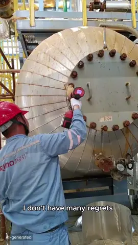 my first AI Generated video, but the man handling the tool is real.leave your comment if you like it#torquewrench #torquing #bolting #portabletools #boltingtools 