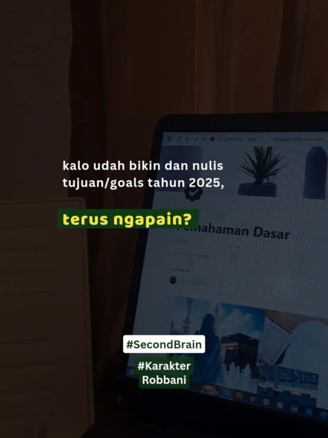 #KarakterRobbani #secondbrain #goals #notion #productivity 