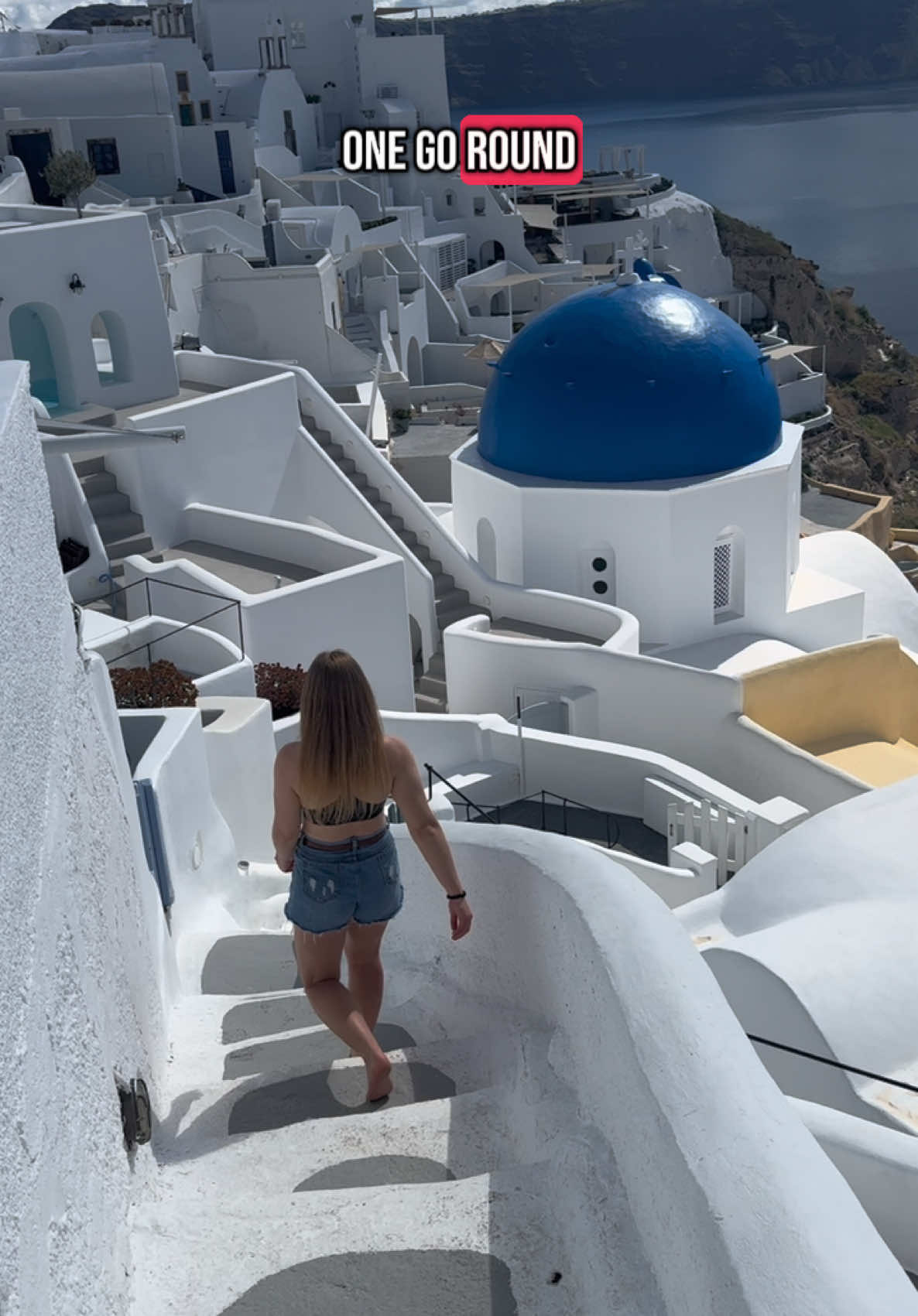 A beautiful Greek village, Oia Santorini 🇬🇷 📍 Have you been to this popular spot? #greekcruise #holiday #escape #sunshine #beautifuldestinations 