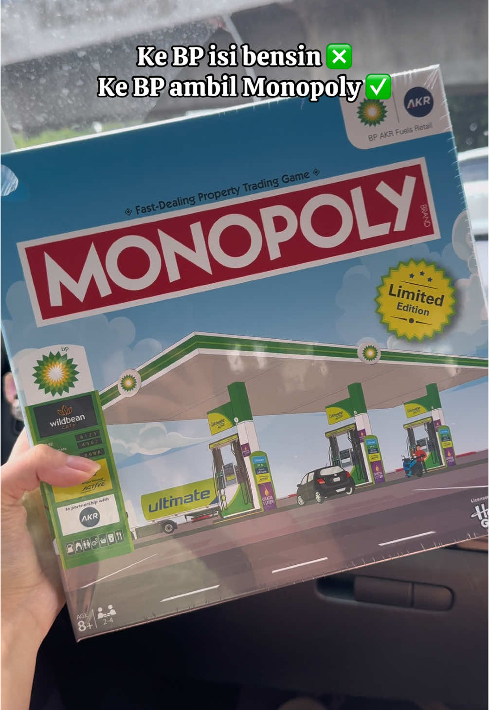 Yaayyy akhirnya dapet juga Monopoly nya. Unboxing gak nih 👀 #monopoly 