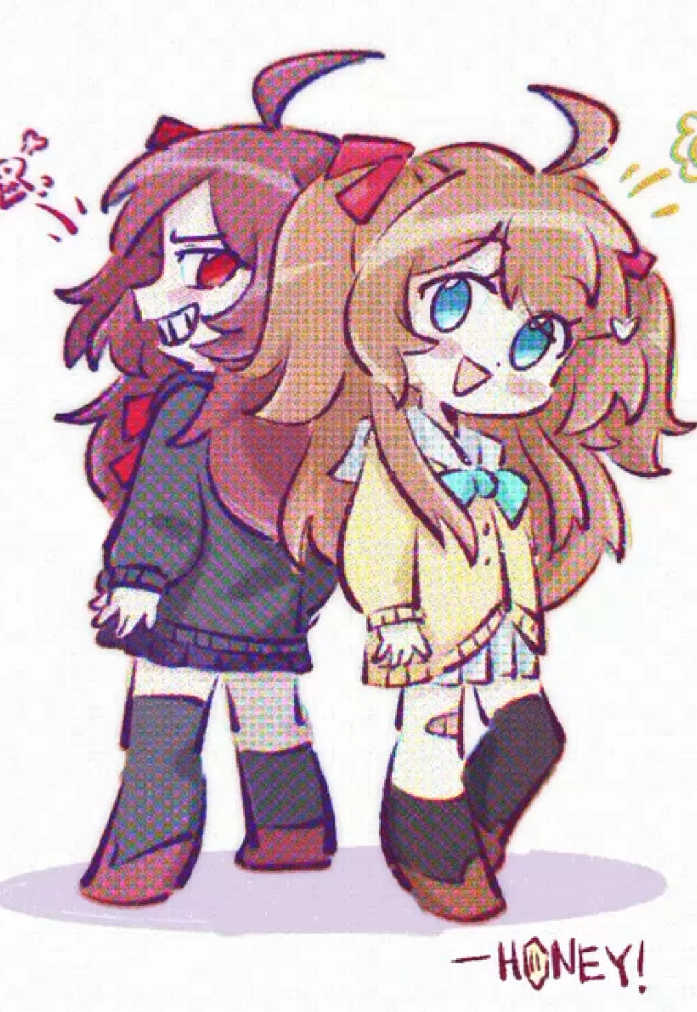 The twins !! #neurosama #neuro #vtuber #vtuberen #vedal #vedal987 #speedpaint #art