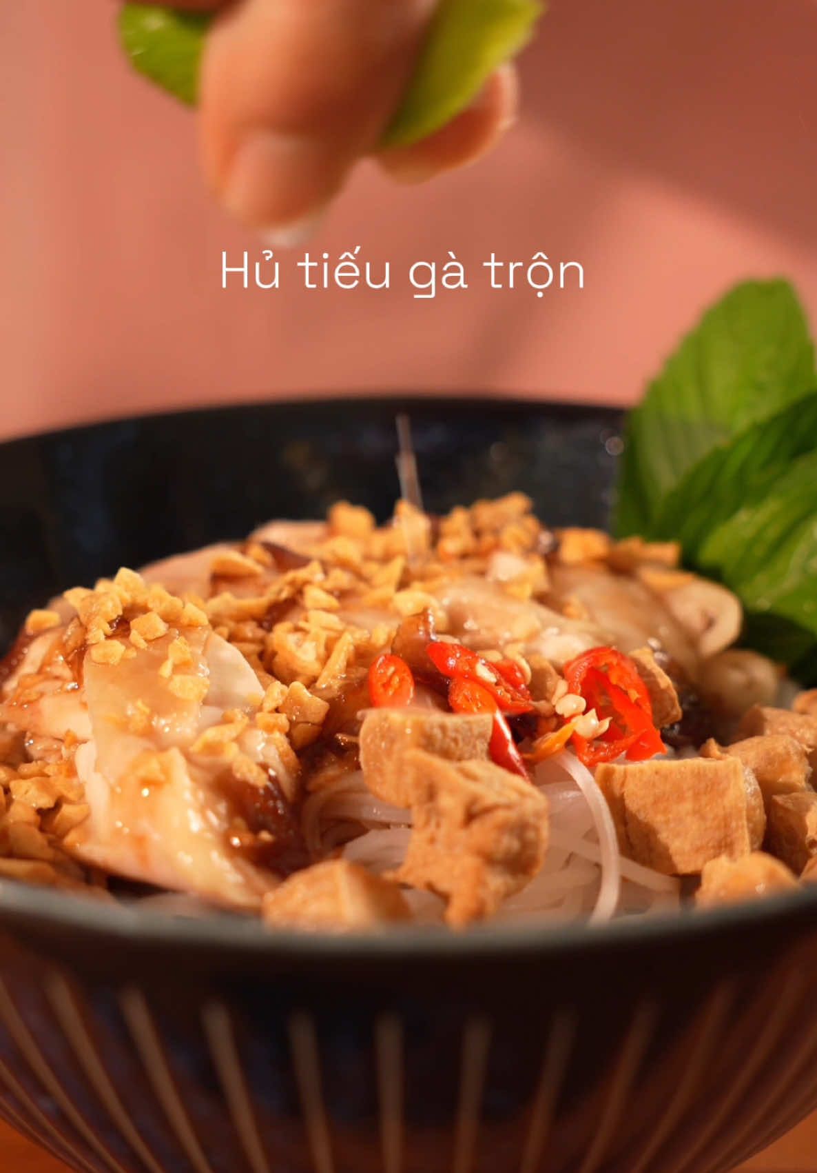 Hủ tiếu gà trộn tại nhà! #LearnOnTikTok #ancungtiktok 