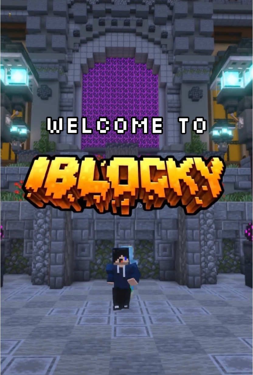 Welcome to iBlocky Skyblock!  #Minecraft #iBlocky #fyp 