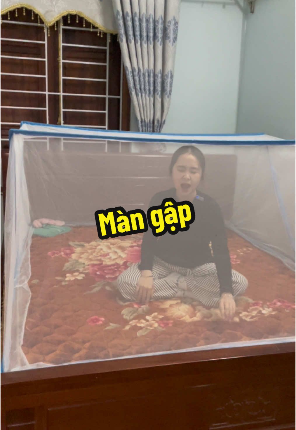 Màn gập khung nhôm tiện lợi chắc chắn nhiều kích thước #mangapgon #mankhungkhongkhoantuong #mankhung #mankhungxepgon #xuhuong 