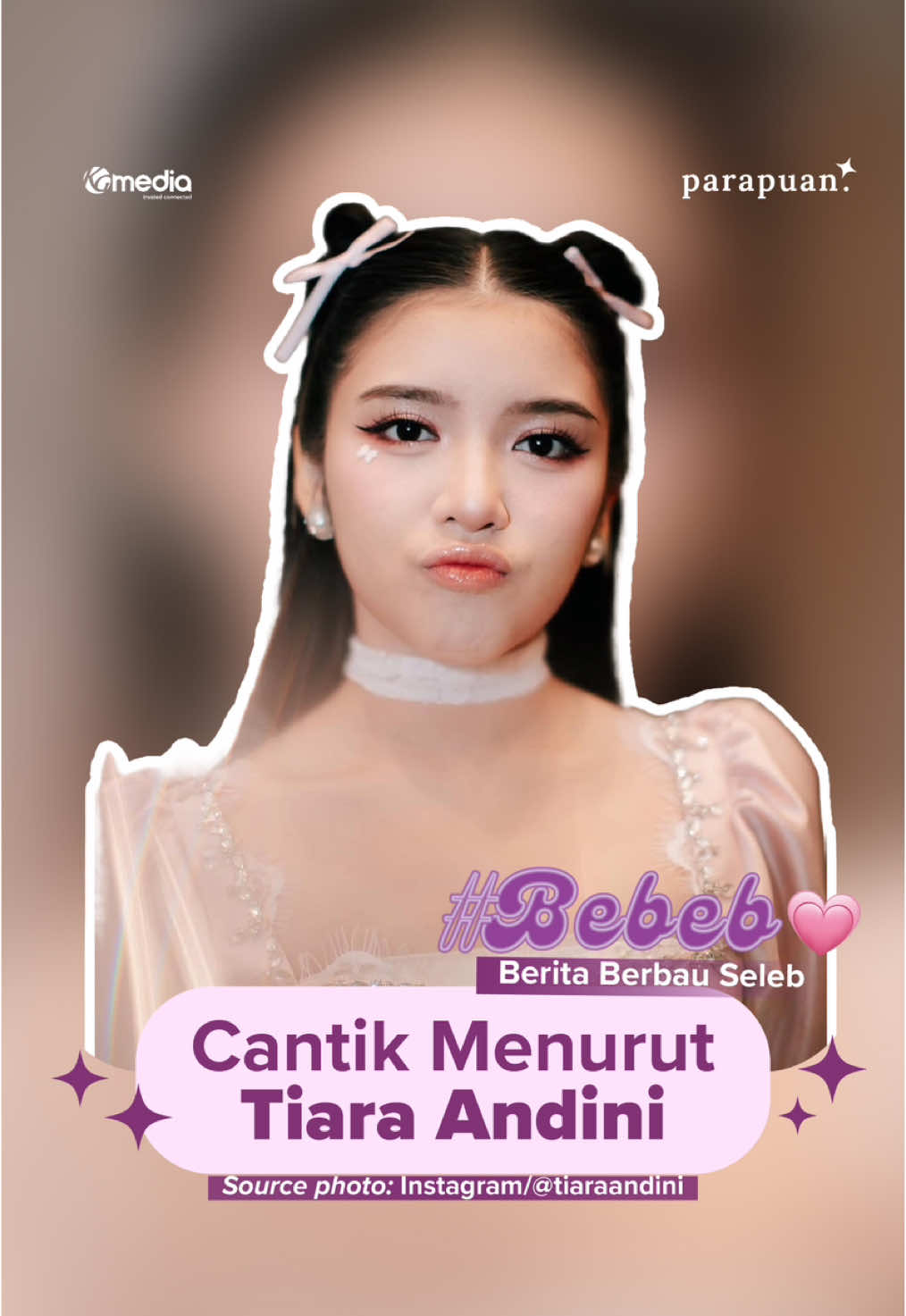 Kalau menurut MinPuan sih arti cantik udah tergambar dalam diri Tiara @tiara andini ya kann? 😛🤭 #tiaraandini #WomenOfTikTok 