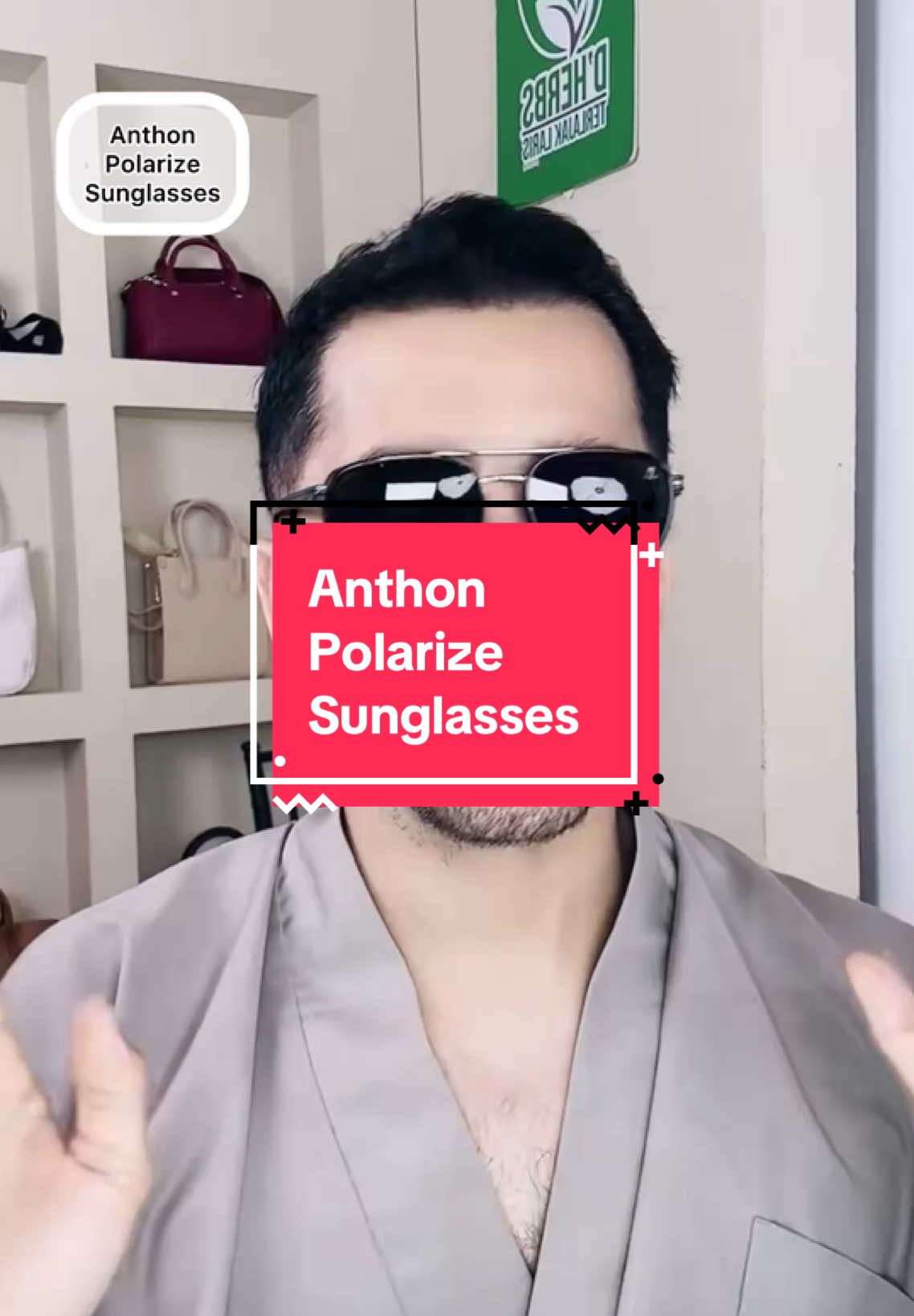 Tampil bergaya dengan Anthon Polarize Sunglasses ni! #sunglasses #shades #spekmatahitam #polarizedsunglass #polarize #asluxury #datoaliffsyukri #terlajaklaris #dherbs #aliffsyukri #cerminmatahitam  