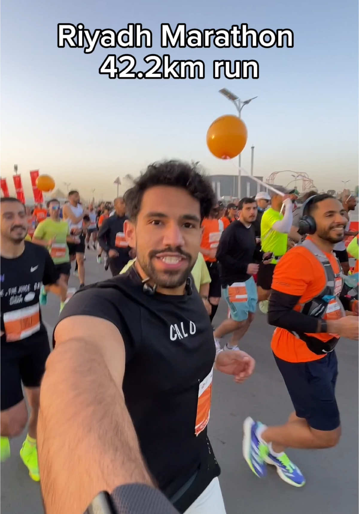 Day 410 of running everyday - 42.2km run ‎مع رفيق الرحلة الصحية 💚 @calo.ksa  ‎‏Code:(AZIZ10)