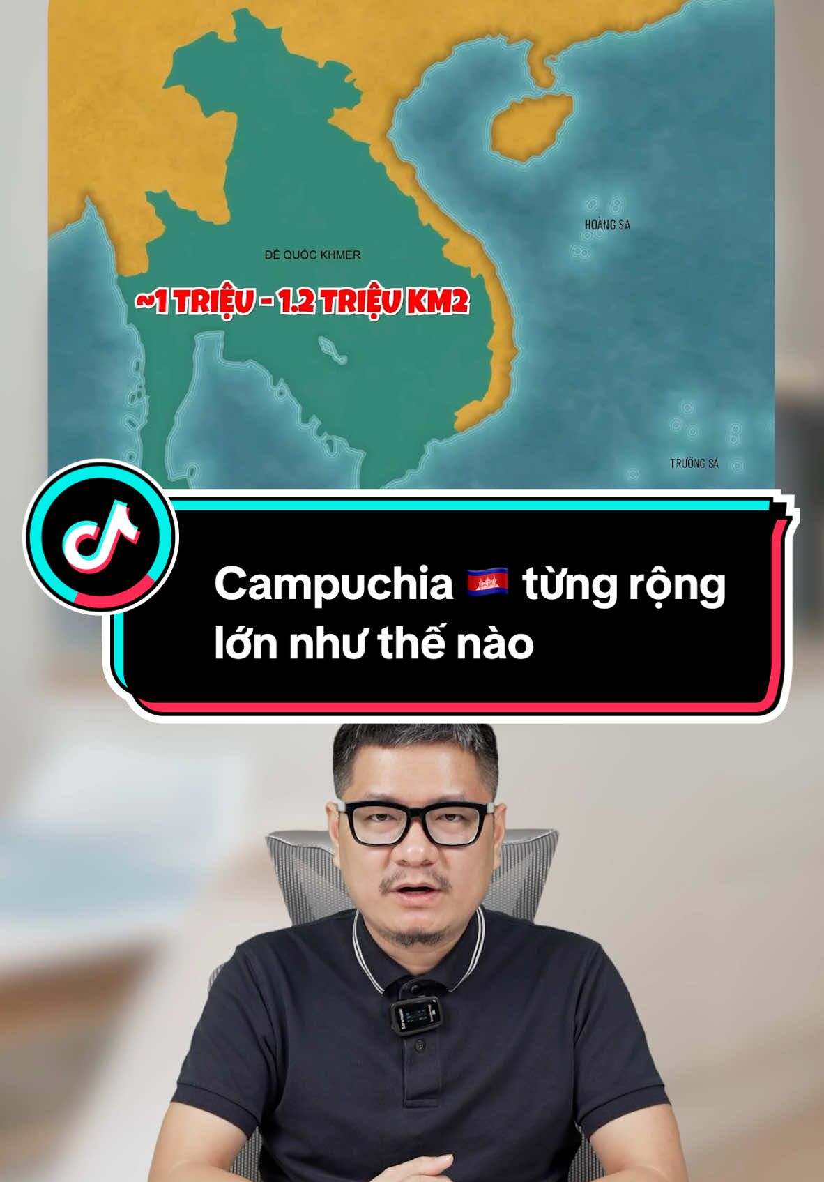 Campuchia từng rộng lớn như thế nào #duongdereview #LearnOnTikTok #mcv 