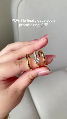 Perfect 3 in 1 promise ring you will ever receive this coming valentines day!! 🤍🫶🏻💍✨