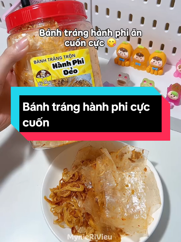 Ăn vặt bánh tráng muối hành phi dẻo nà #anvat #anvatcomai #banhtranghanhphi #anvattiktok 