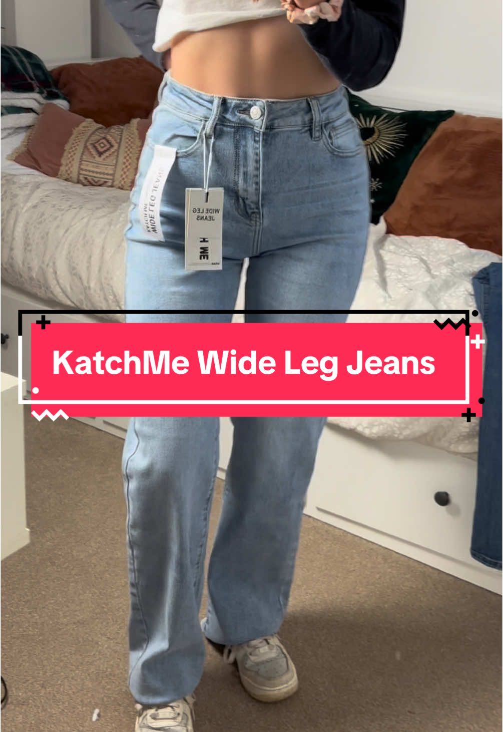 Replying to @saffphoebe do i try the black ones next??🫣 #fyp #tryonhaul #widelegjeans #katchme #katchmefashion #flashsale 