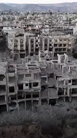 📹 Drone footage of the Jobar neighborhood of Damascus shows the impact of the devastating civil war unleashed by the Assad regime, with a haunting scene of crumbling buildings and rubble  #damascus #syria #basharalassad #anadolu #anadoluagency