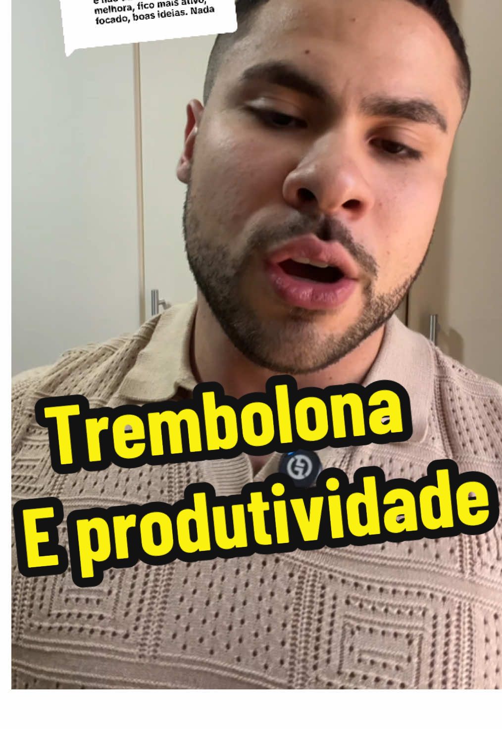 Respondendo a @Lucas de Souza trembolona e produtividade #academia #musculação 