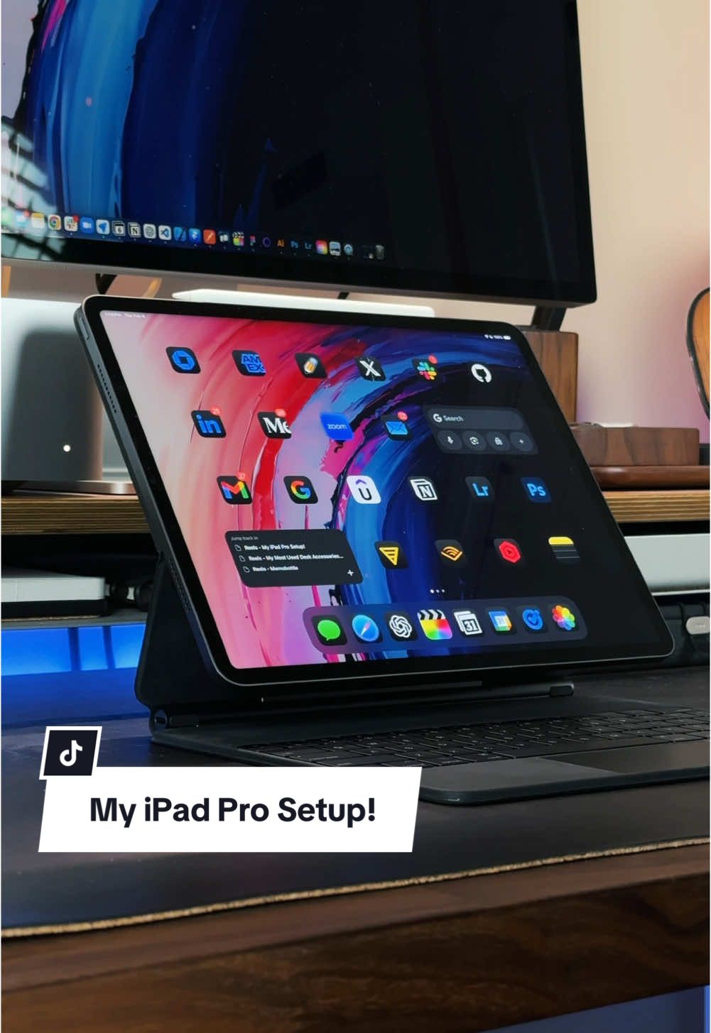 My iPad Pro Setup!👌🏽 With my iPad setup, I like to keep things clean and functional. I’m using the 12.9