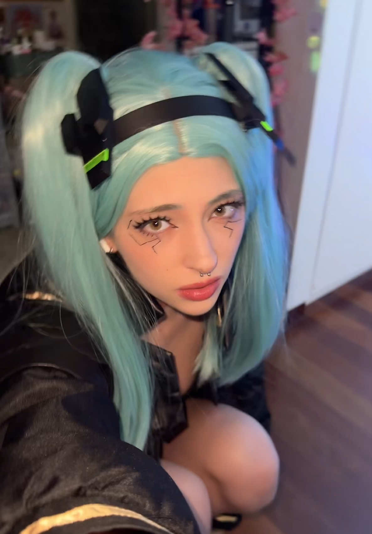 This might be one of my favorite videos I’ve filmed in ngl #rebecca #cosplay #cyberpunkedgerunners #anime 