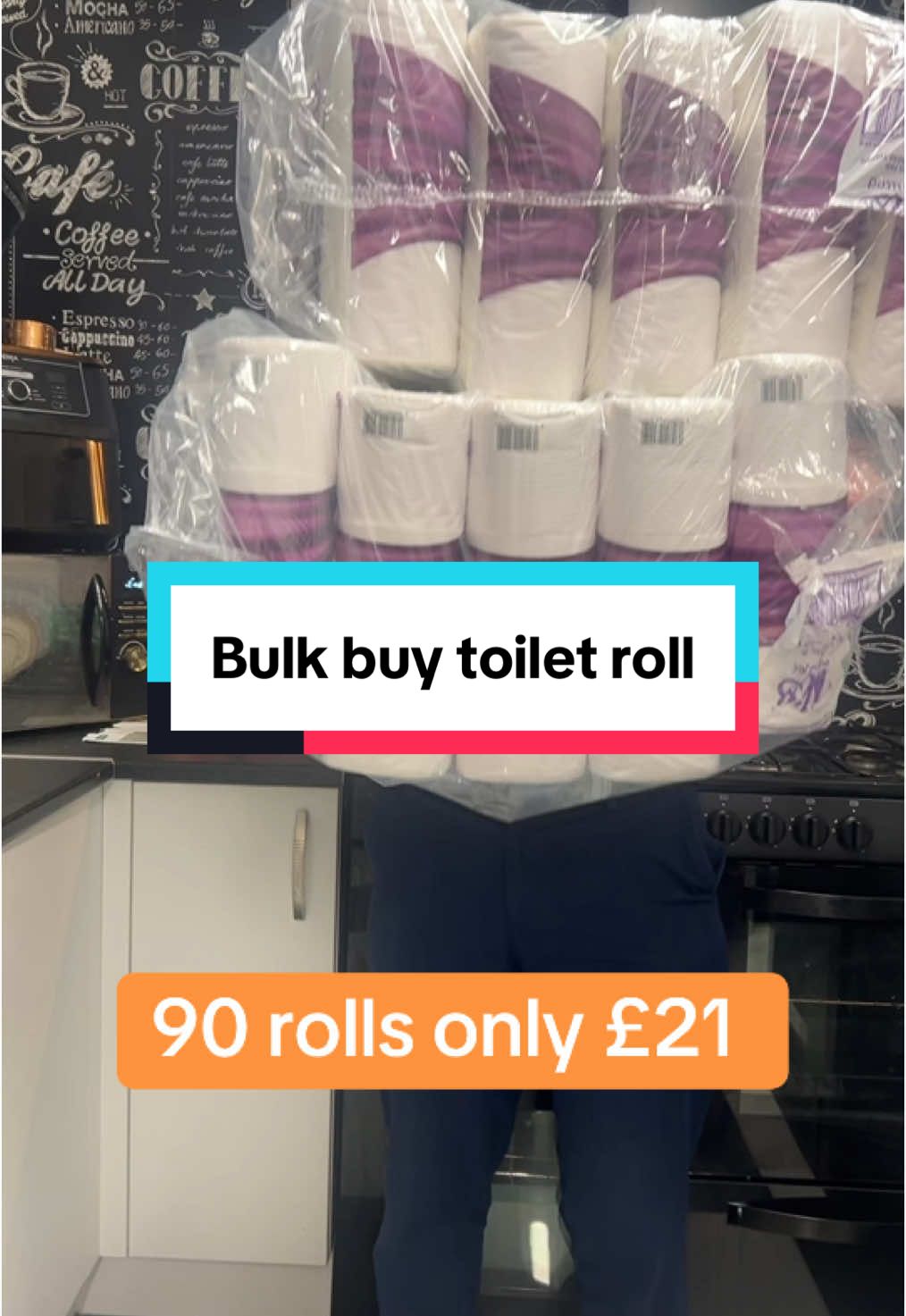 90 bliss toilet rolls £21 #toiletrolls #toiletpaper #homeessentials #bulkbuying #savingmoney #tiktokmademebuyit #fyp 