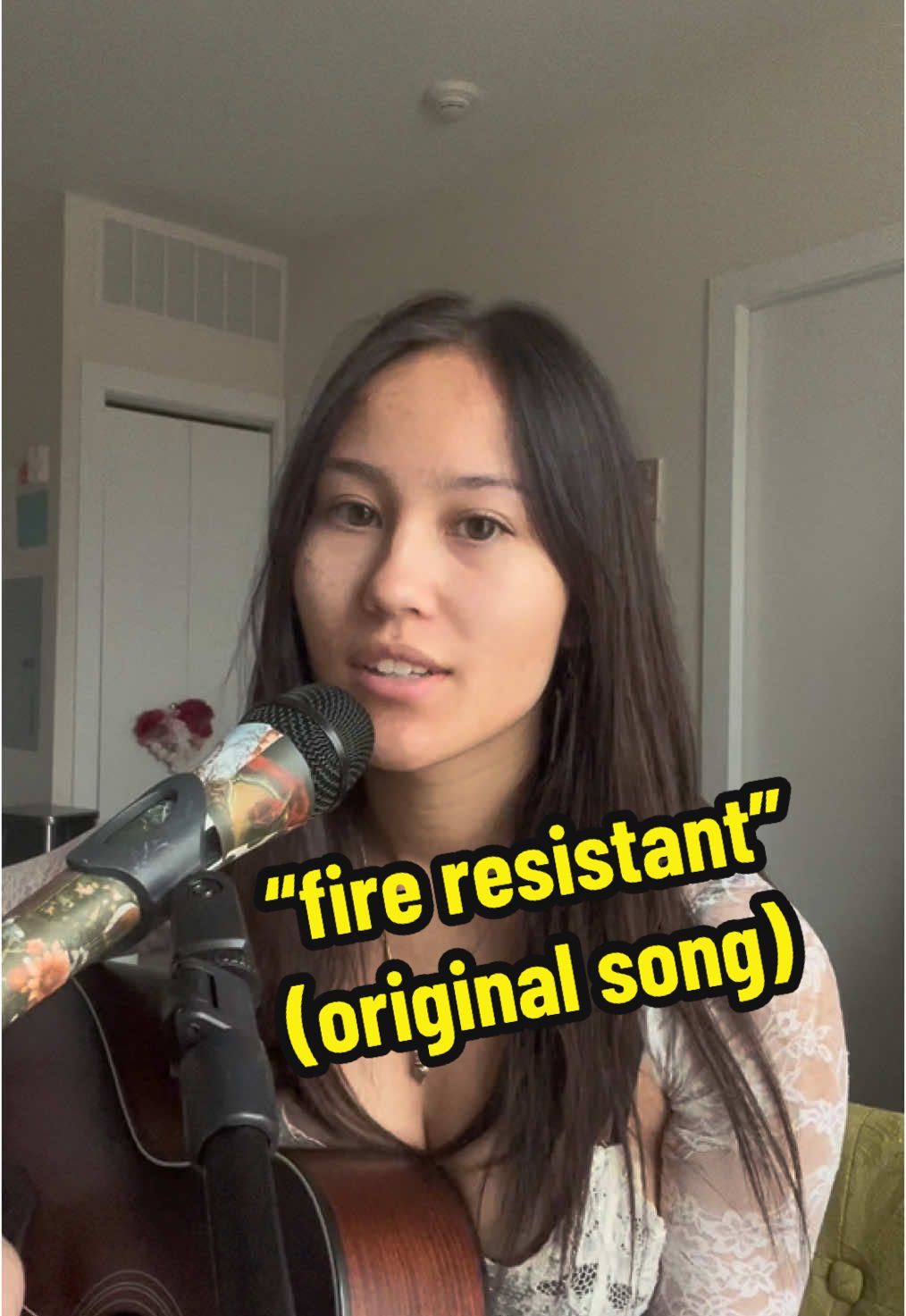 Out now on Spotify “fire resistant” by castle greene <3 #singersongwriter #originalsong #originalmusic 