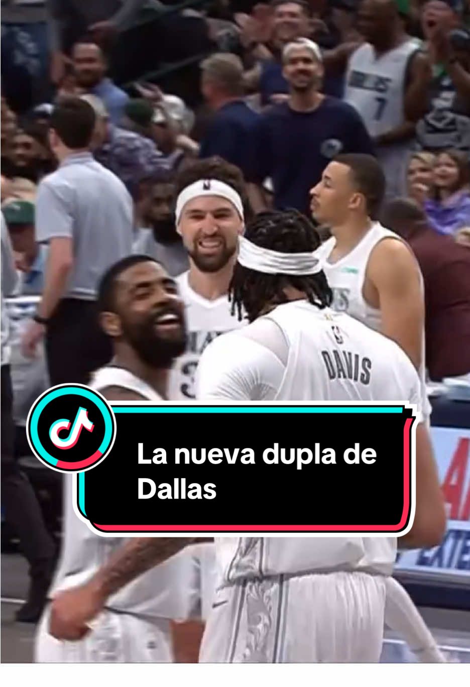 La nueva dupla de @Dallas Mavericks 🔥💙 . . #NBA #TikTokDeportes #dallasmavs #kyrieirving #anthonydavis #cobertura 