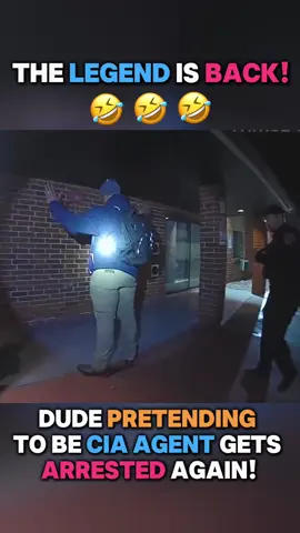 Dude pretending to be CIA agent gets arrested  #cops #policeofficer #bodycam #copsoftiktok #copsoftiktok 