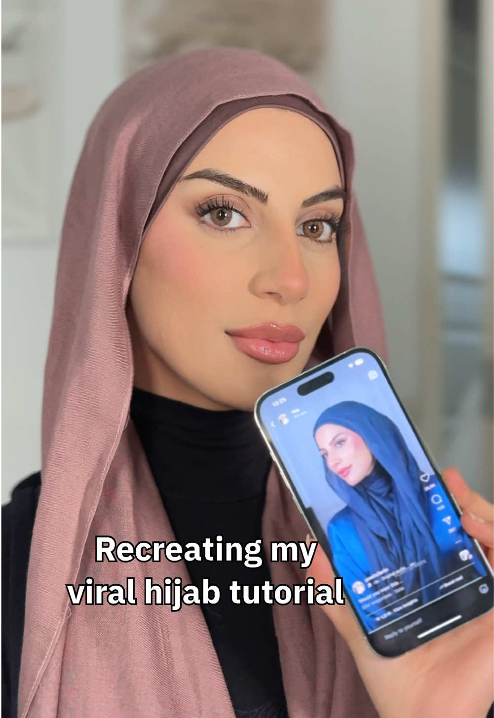 Recreating my viral hijab tutorial #hijabstyle #hijabtutorial #hijabi #hijabigirl #hijabitiktok 