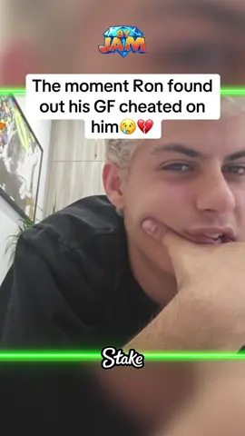 The moment Ron found out his GF cheated on him😢💔 #stableronaldo #ronaldo #fazeclan #faze #fyp 
