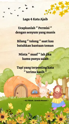 4 Kata Ajaib  #laguicebreaking #icebreaking #fypシ゚viral #gurukelas1sd #gurukelas1 #gurukreatif #gurusd #gurutiktok #guruberbagi #4kataajaib #4kataajaibterbaik #kataajaib 