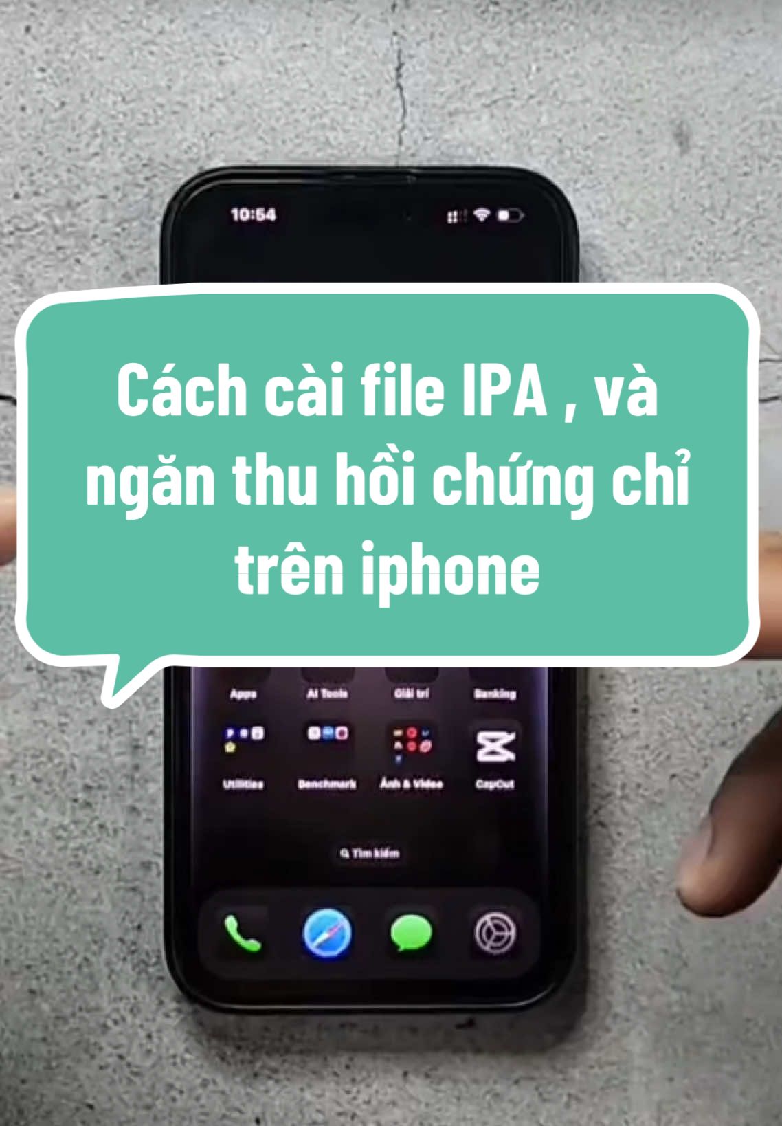 Cách cài file IPA , và ngăn thu hồi chứng chỉ trên iphone #longervideos #ipa #meoiphone #meoiphonehay #meohayiphone #meodienthoai #iphone #app_store999 #phukiendienthoai #dochoithongminh #dochoicongnghe #phukiencongnghe 