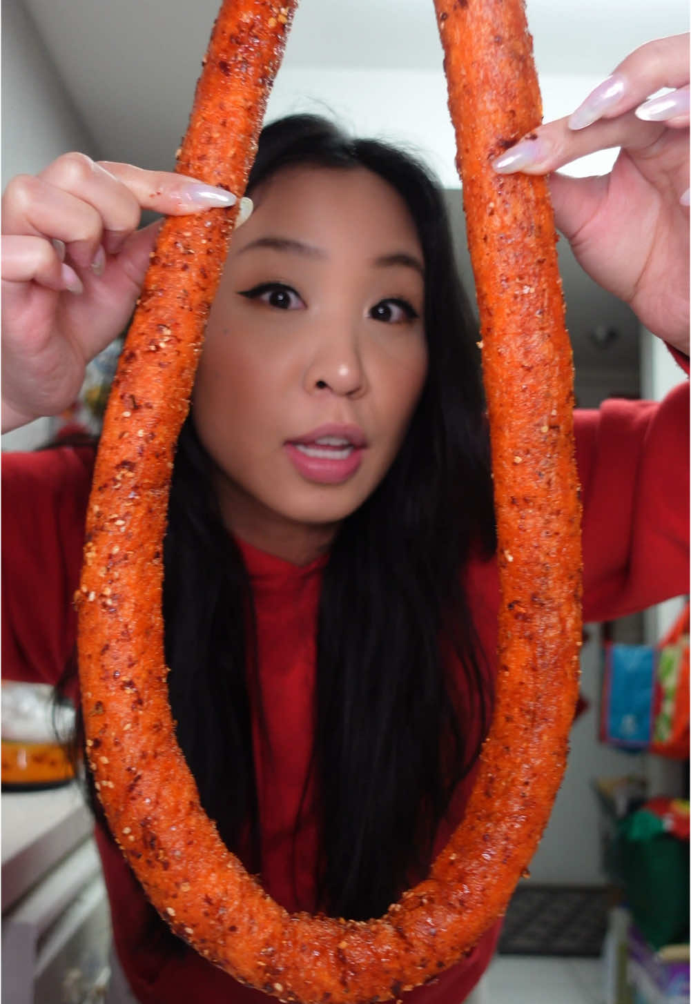 Trying the viral XXL Chili oil snacks!  #chinesefood #spicyfood #asianfood 