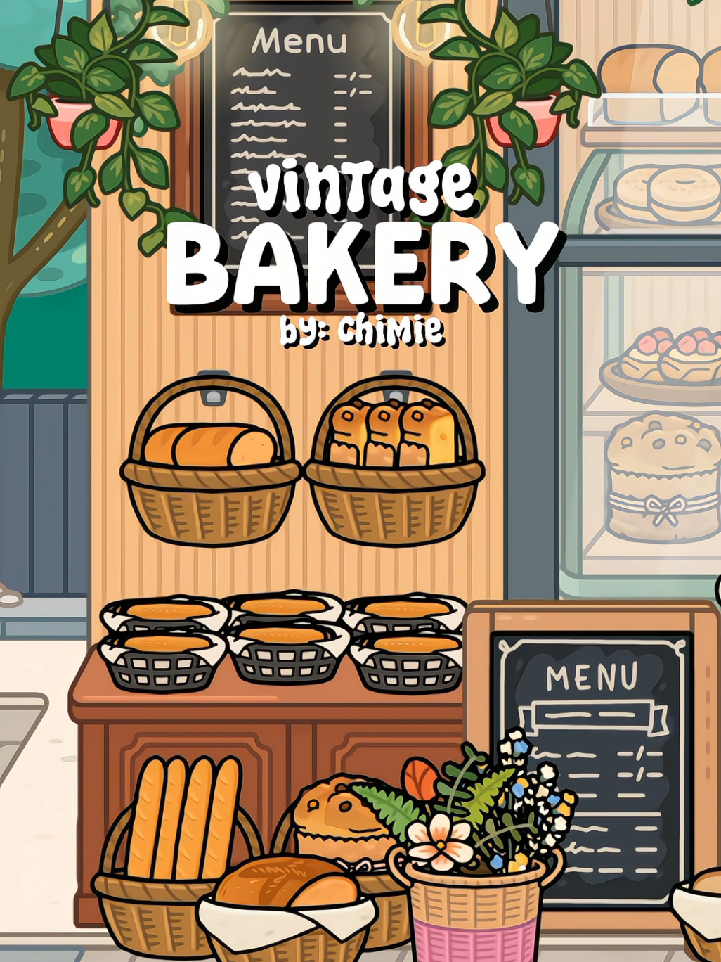 𓏲 ๋࣭  ࣪ ˖ 🥐 Vintage Bakery Idea 🥨 .ೃ࿔*:･ You can customize it the way you like and don't forget the credits if you post! 💕 . . . #TocaBoca #tocabuild #aesthetic #tocachimie #tocaideas #toca #tocalifeworld #tocalife #tocabocaworldlife #tocabocaworld #tocaboca #bakery #vintage 