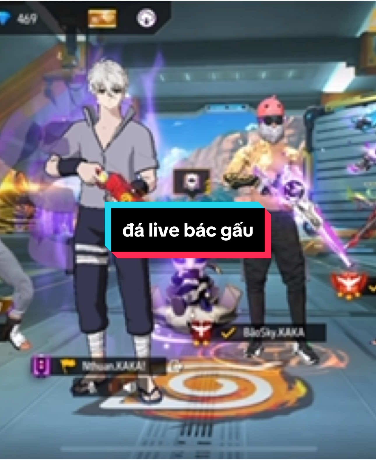 đá live cứu bác gấu #nthuancuteboys1tg #freefire #bacgau #GamingOnTikTok 