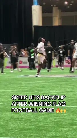 Speed is feeling good after W 👏🔥 #ishowspeed #speed #flagfootball #nfl 