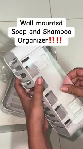 Hindi na magulo ang mga shampoo at sabon😍 #bathroomorganizer #soapdispenser 