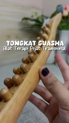 Suami makin seneng dipijit pake ini 🤩 #tongkatguasha #guashatool #alatpijat #pijattradisional 