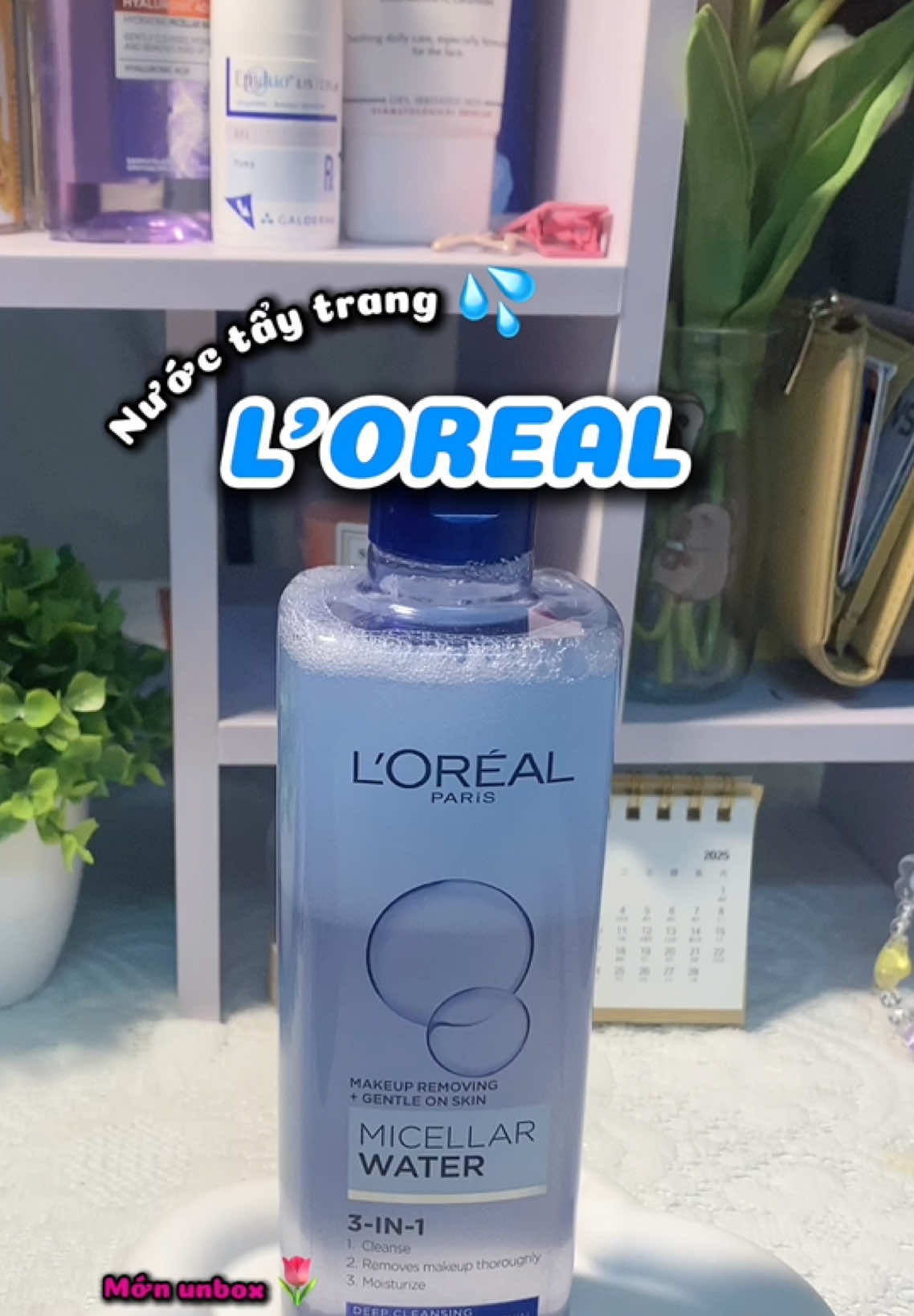 Tẩy trang quốc dân các bà oi 🥹🥹#monunbox #xuhuong #xuhuongtiktok #review #fyp #unbox #xh #nuoctaytrang #loreal 