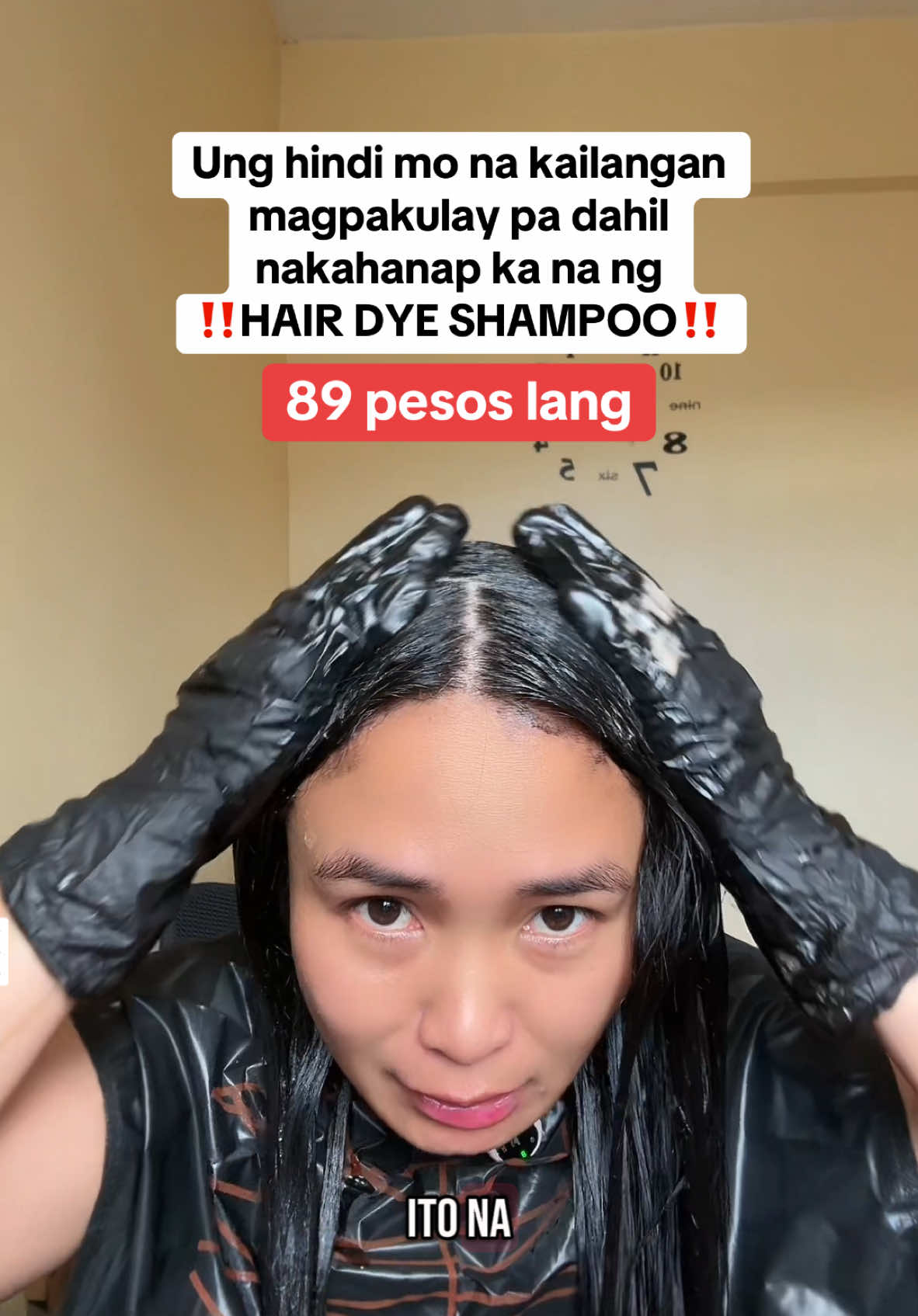 Hair dye shampoo, ung brown ang next ko i try👌 #hairdye #hairdyeshampoo #blackdewshampoo #haircolor #hairdyeshampoo #blackshampoo 