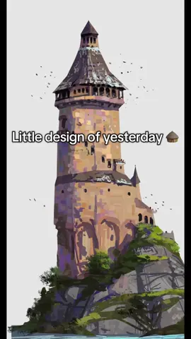 Just a quick recap of yesterday’s exercise ! First step of a bigger fan-art I plan to do on the Harry Potter universe :) The fans of the story will probably recognise the tower… There will be the full process/timelapse of the final art when it’s done. #harrypotterfan #fantasyart #medieval #artwork_daily #digitalarttutorial #photoshop #process 