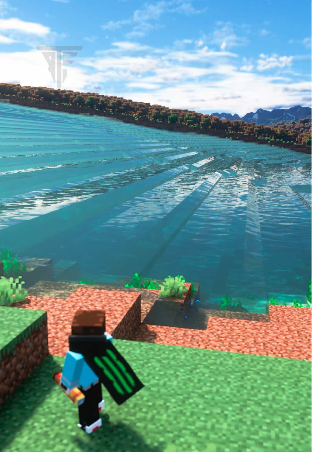 Realistic Sloped River in Minecraft🌎