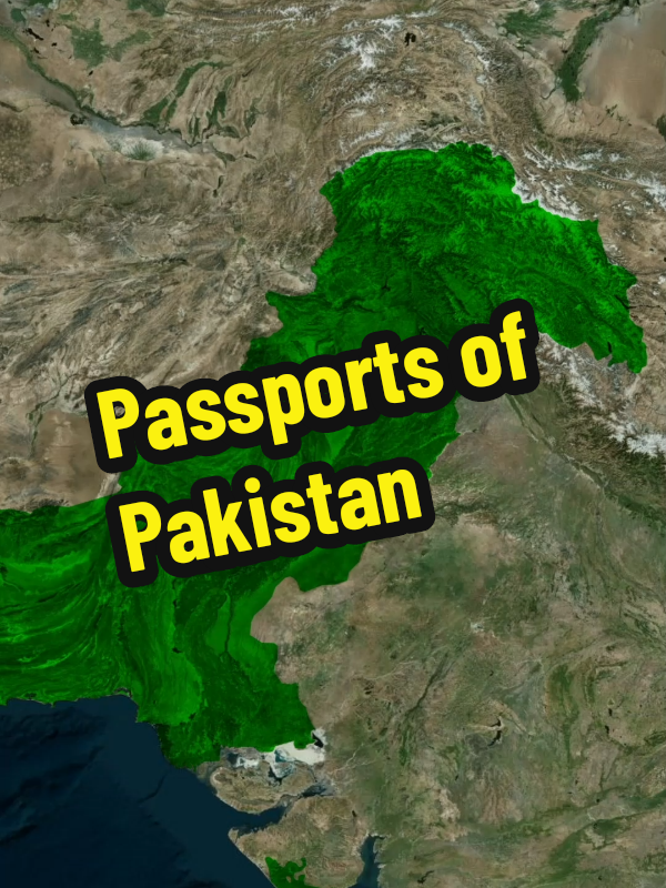 Passports of Pakistan #pakistan #facts #maps #tiktok #reels #passport 