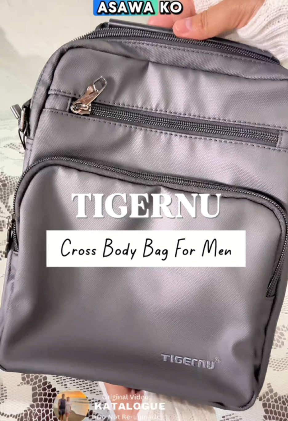 #creatorsearchinsights Aesthetic cross body bag for men from Tigernu✨ #fashion #crossbodybag #tigernu #bagformen #giftideas 