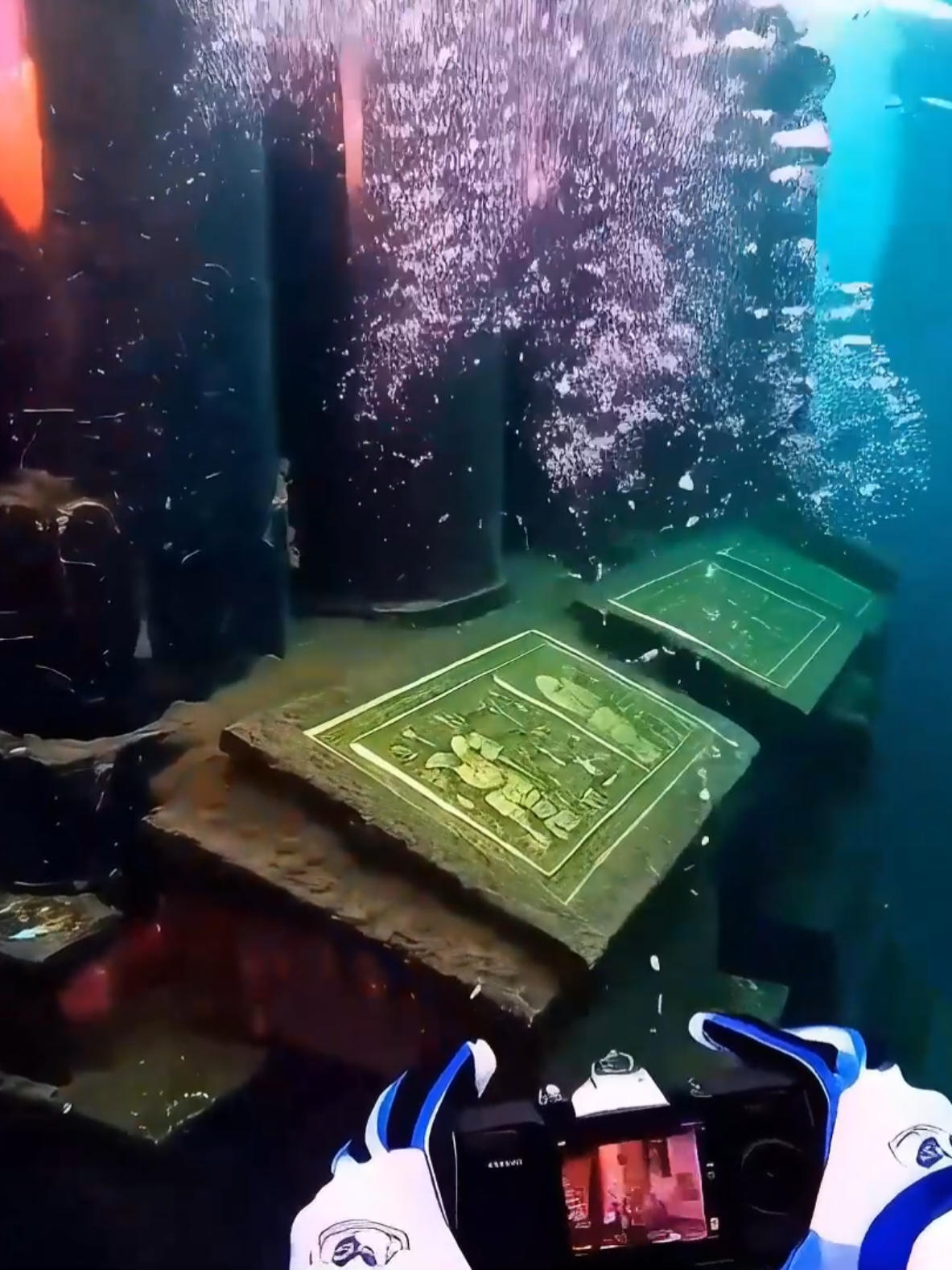 Lost Underwater City Discovered Beneath the Great Pyramid #extraterrestres #ancientcivilizations #ufo #aliens #mystery #pyramid 