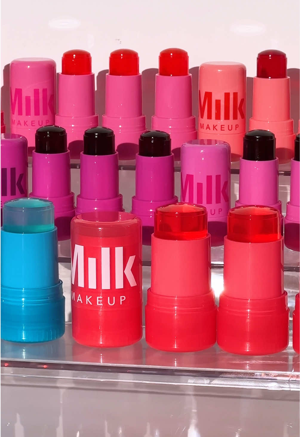 gimme 14 of them right now 🫴  shop Cooling Water Jelly Ice, Watermelon Jelly Glow + Cooling Water Jelly Tint @sephora, Sephora @Kohl’s,  MilkMakeup.com + TikTok Shop 🛒 #milkmakeup #cleanskincare #milkjellyskincare #jellyskincare