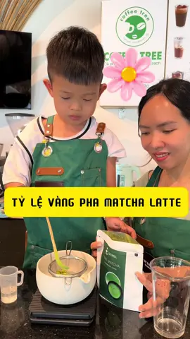 Tỷ lệ vàng để pha Matcha Latte thơm ngon ngay cả đứa trẻ cũng thích #thupham #barista #academy #dayphache #daotaophache #baristaacademy #matcha  