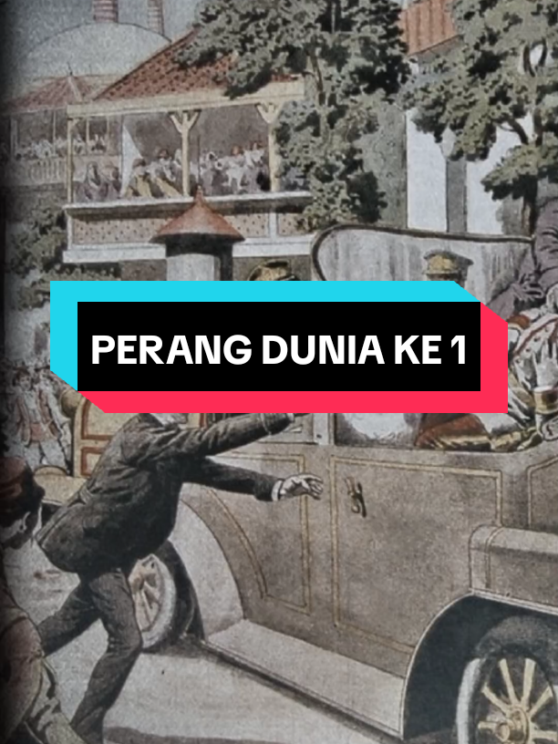 Perang Dunia I (1914–1918) dimulai akibat pembunuhan Franz Ferdinand, pewaris takhta Austria-Hongaria, oleh nasionalis Serbia. Austria-Hongaria pun menyatakan perang terhadap Serbia, yang memicu keterlibatan negara lain karena sistem aliansi. Blok Sentral (Jerman, Austria-Hongaria, Kesultanan Utsmaniyah, Bulgaria) berhadapan dengan Blok Sekutu (Inggris, Prancis, Rusia, Italia, Jepang). Faktor utama perang ini meliputi nasionalisme, imperialisme, militerisme, dan perlombaan senjata. Perang berlangsung di berbagai front, seperti Pertempuran Marne, Verdun, dan Somme, hingga akhirnya berakhir pada 11 November 1918, saat Jerman menyerah dan Perjanjian Versailles ditandatangani. #perangdunia #perangduniake1  #rusia #serbia #hungary #jerman #austria #fyp 