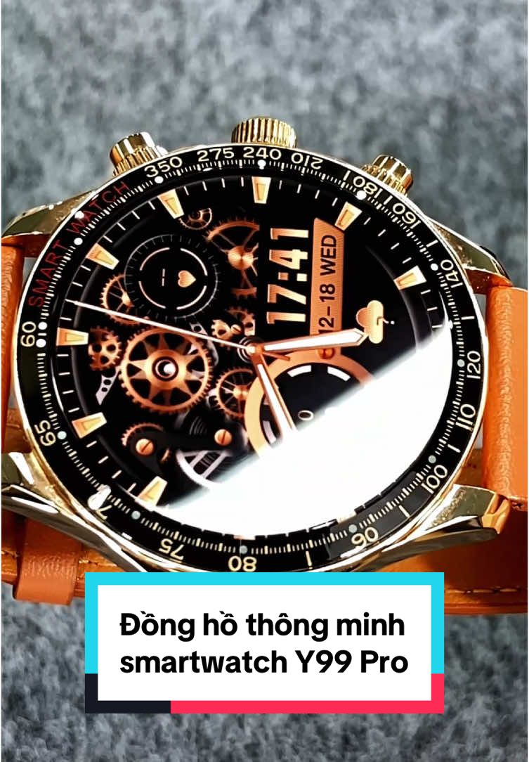 Có lượt đánh giá full 5 sao, mới ra 2025 với pin trâu và chống nước chuẩn ip68; là smartwatch có tên Y99 Pro #donghothongminh #smartwatch #cuongwatch #donghonam #donghodep 