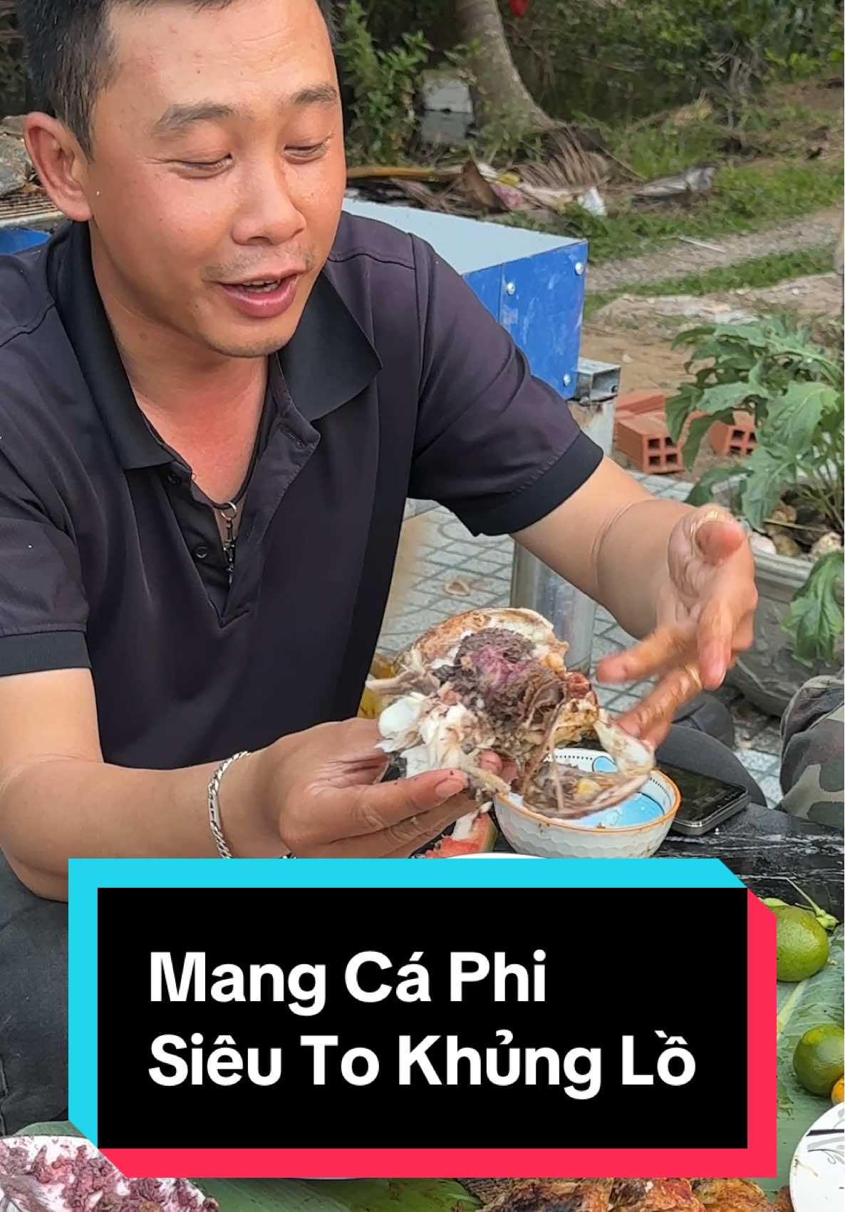 Ăn mang cá phi siêu to khủng lồ, ăn không hết nổi vì quá lớn và béo !#piatuhu #mangcaphi #saukavlogs 